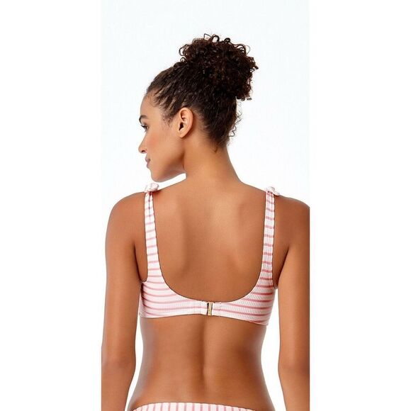 Anne Cole Studio Women's Sz XS Beach Bunny Striped Bralette Top & Skirted Bottom - Picture 4 of 10